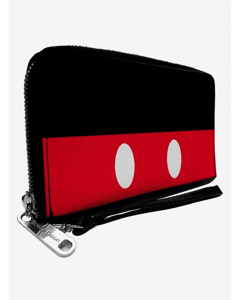 Disney Mickey Mouse Buttons Zip Around Wallet $11.87 Wallets