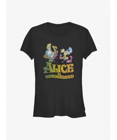 Disney Alice In Wonderland Trippy Girls T-Shirt $9.96 T-Shirts