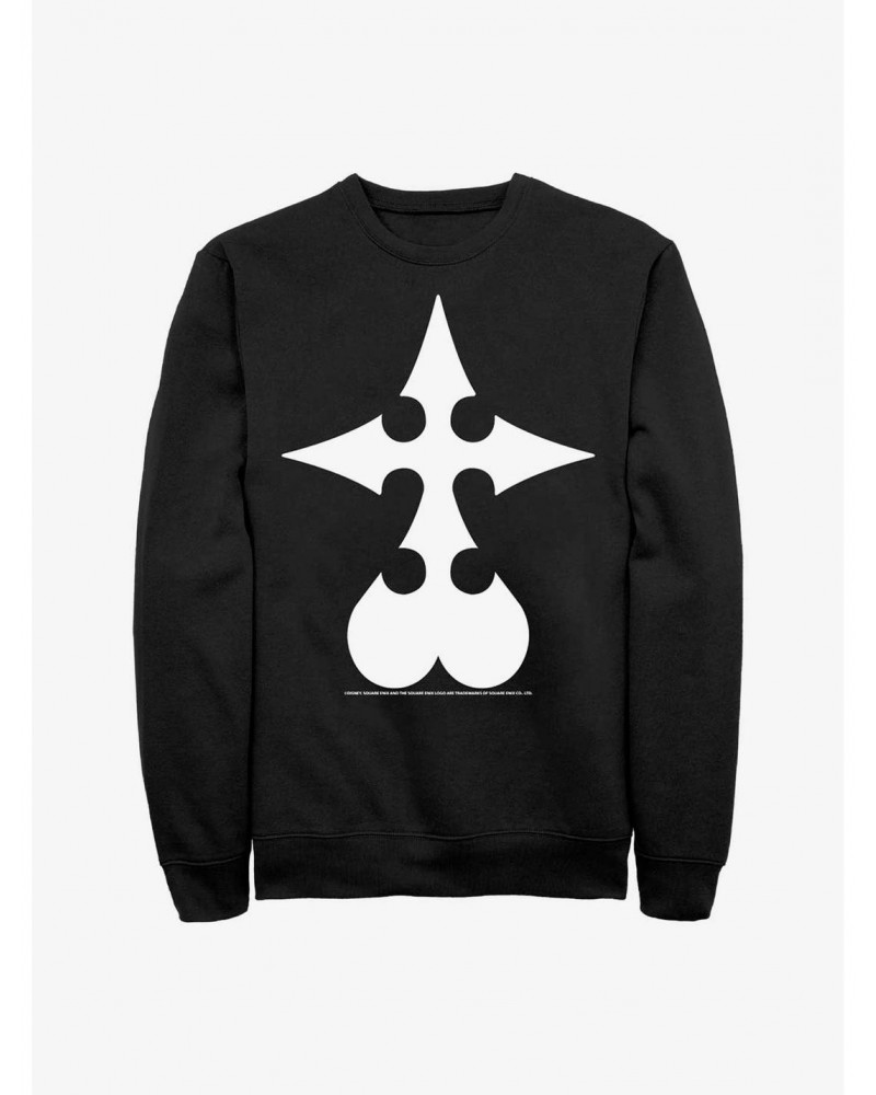 Disney Kingdom Hearts Nobody Symbol Crew Sweatshirt $16.97 Sweatshirts