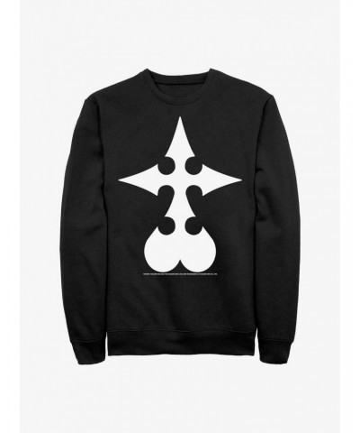 Disney Kingdom Hearts Nobody Symbol Crew Sweatshirt $16.97 Sweatshirts