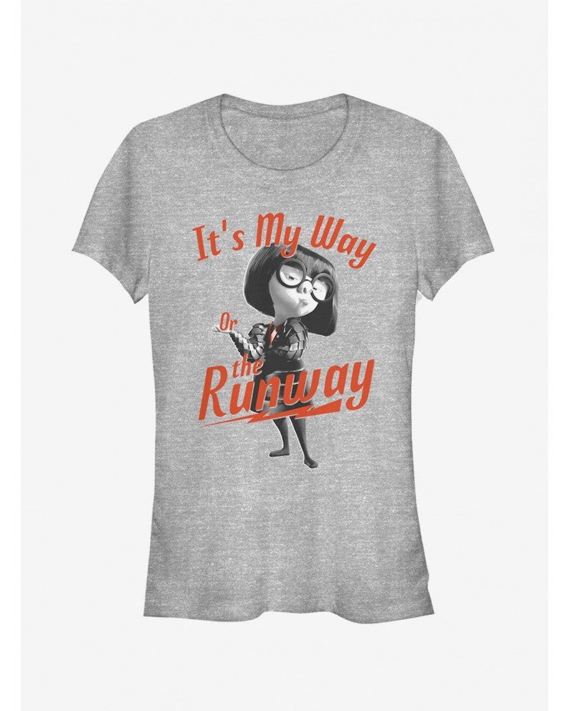 Disney Pixar The Incredibles Edna Mode My Way or Runway Girls T-Shirt $12.20 T-Shirts