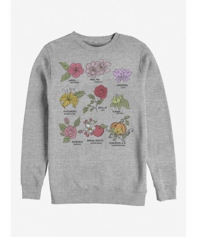 Disney Princess Princess Flowers Crew Sweatshirt $18.45 Sweatshirts