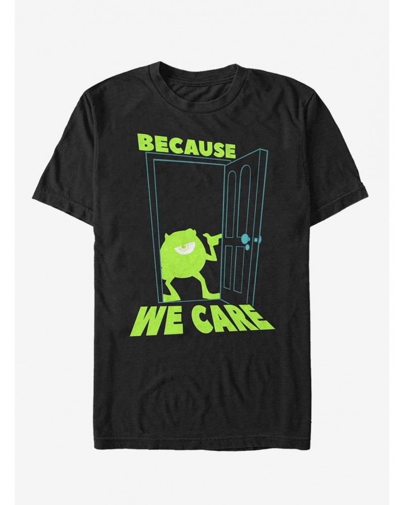 Disney Pixar Monsters Inc Mike Cares Doorway T-Shirt $9.80 T-Shirts