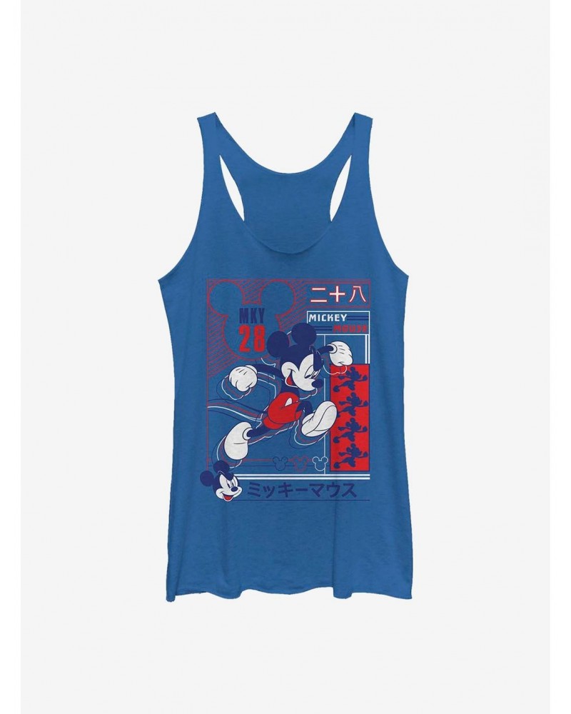 Disney Mickey Mouse Sporty Technical Mickey Girls Tank $10.36 Tanks