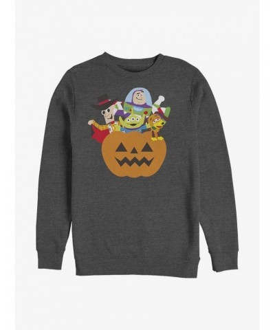 Disney Pixar Toy Story Pumpkin Surprise Characters Sweatshirt $11.07 Sweatshirts