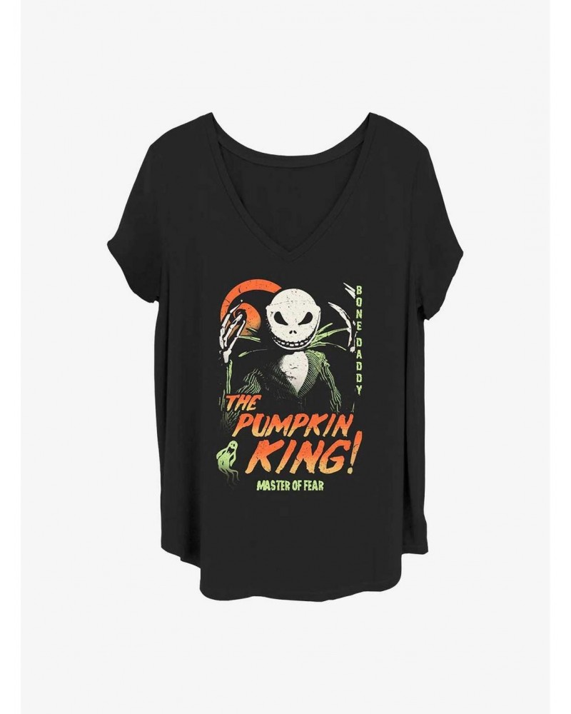 Disney The Nightmare Before Christmas Jack The Pumpkin King Girls T-Shirt Plus Size $13.29 T-Shirts