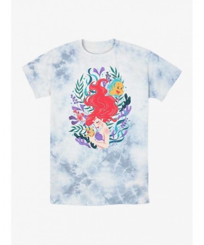 Disney The Little Mermaid Coral Reef Ariel Tie-Dye T-Shirt $9.58 T-Shirts