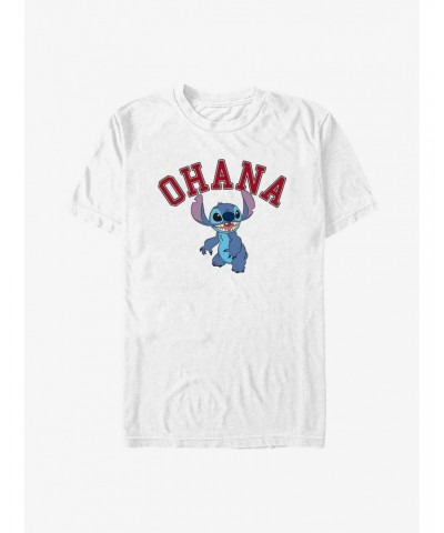 Disney Lilo & Stitch Ohana Collegiate T-Shirt $8.37 T-Shirts