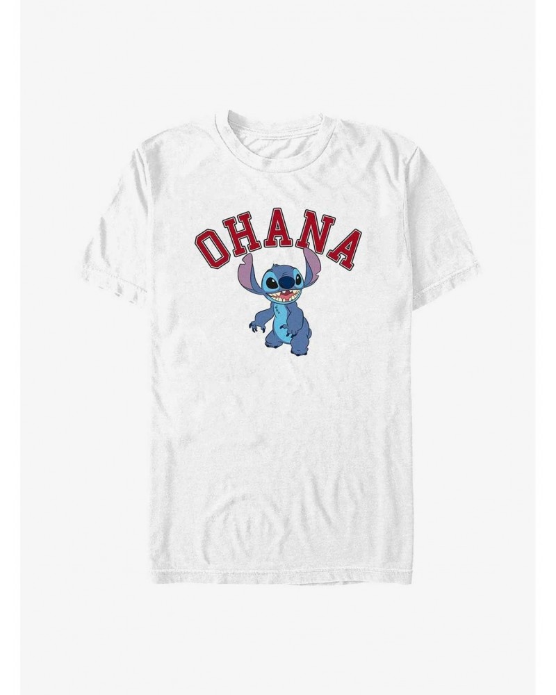 Disney Lilo & Stitch Ohana Collegiate T-Shirt $8.37 T-Shirts