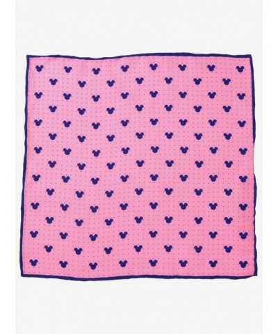 Disney Mickey Mouse Dot Pink Pocket Square $15.01 Squares