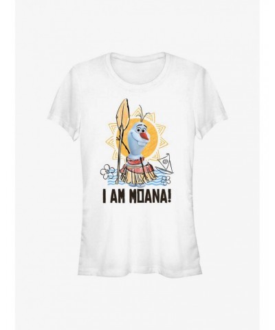 Disney Olaf Presents Moana Olaf Girls T-Shirt $12.20 T-Shirts