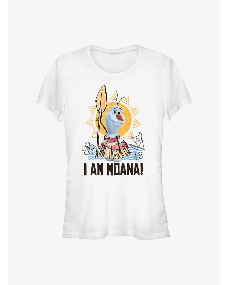 Disney Olaf Presents Moana Olaf Girls T-Shirt $12.20 T-Shirts