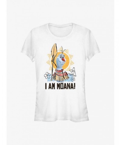 Disney Olaf Presents Moana Olaf Girls T-Shirt $12.20 T-Shirts