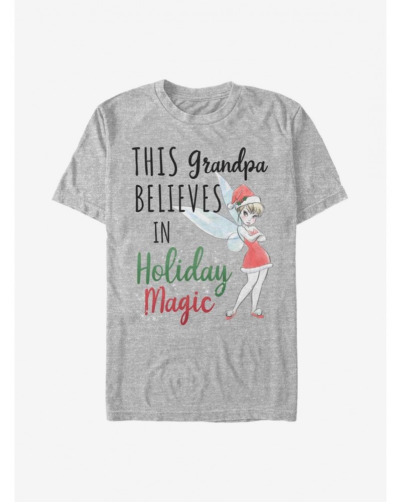 Disney Tinker Bell Holiday Magic Grandpa T-Shirt $7.89 T-Shirts