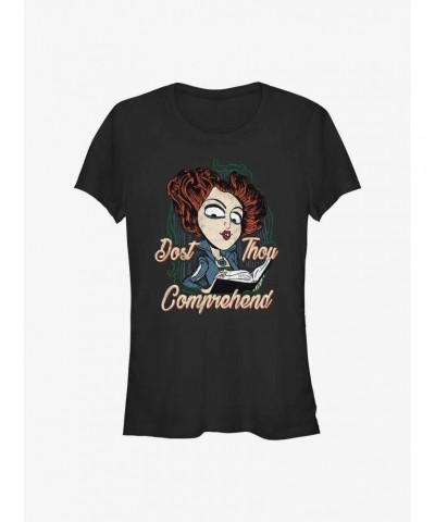 Disney Hocus Pocus Dost Thou Comprehend Winifred Girls T-Shirt $9.96 T-Shirts