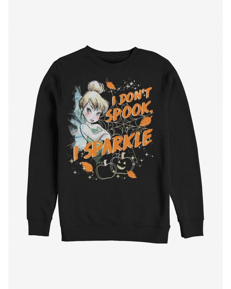 Disney Tinker Bell Sparkle Not Spook Crew Sweatshirt $15.13 Sweatshirts