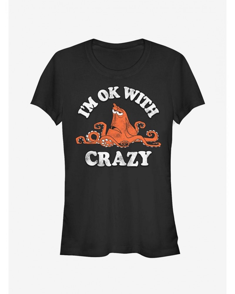 Disney Pixar Finding Dory Hank Ok With Crazy Girls T-Shirt $7.97 T-Shirts