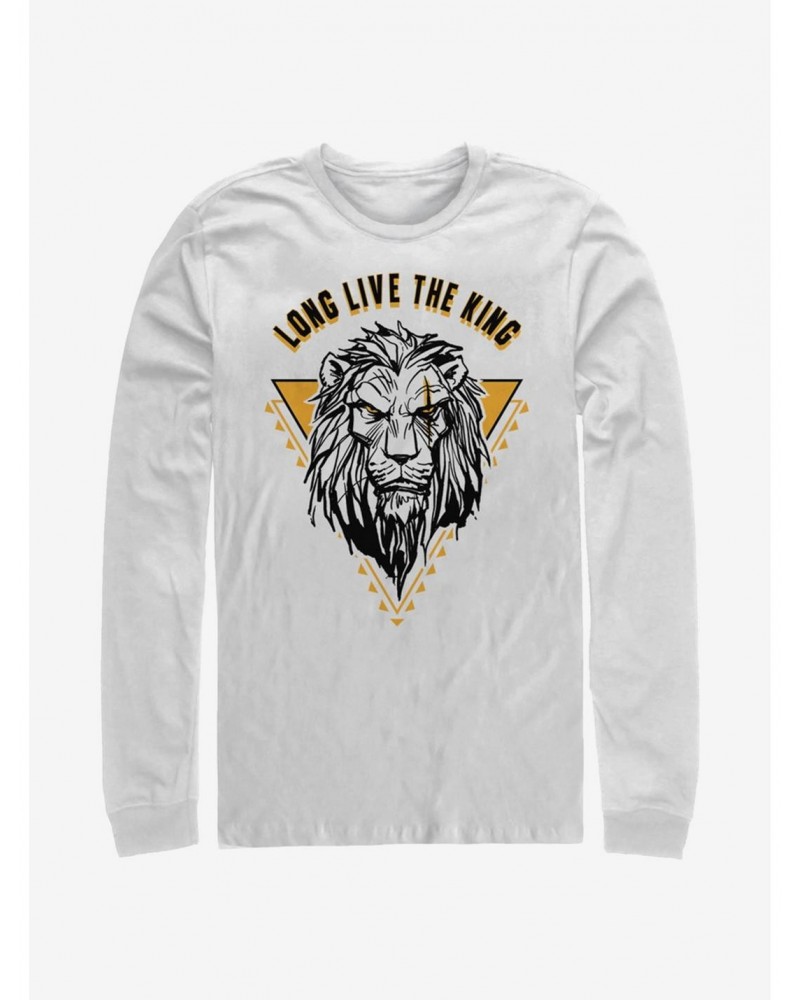 Disney The Lion King 2019 Long Live The King Scar Long-Sleeve T-Shirt $13.16 T-Shirts