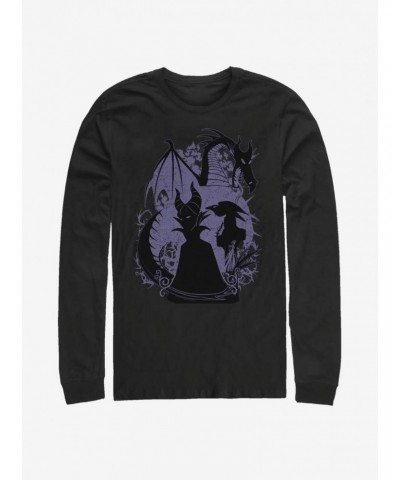 Disney Villains Maleficent Bone Heart Long-Sleeve T-Shirt $13.82 T-Shirts