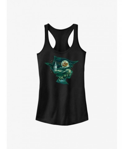 Disney Peter Pan & Wendy Thoughts of Neverland Silhouette Girls Tank $10.21 Tanks