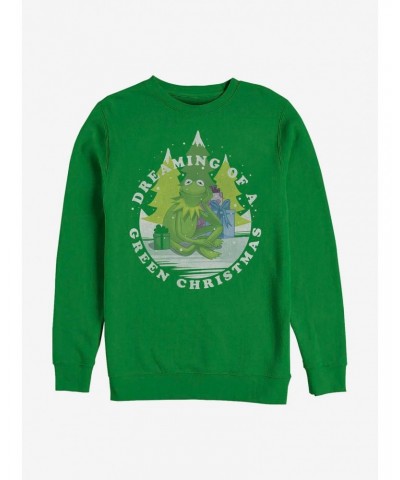 Disney The Muppets Green Christmas Crew Sweatshirt $12.92 Sweatshirts