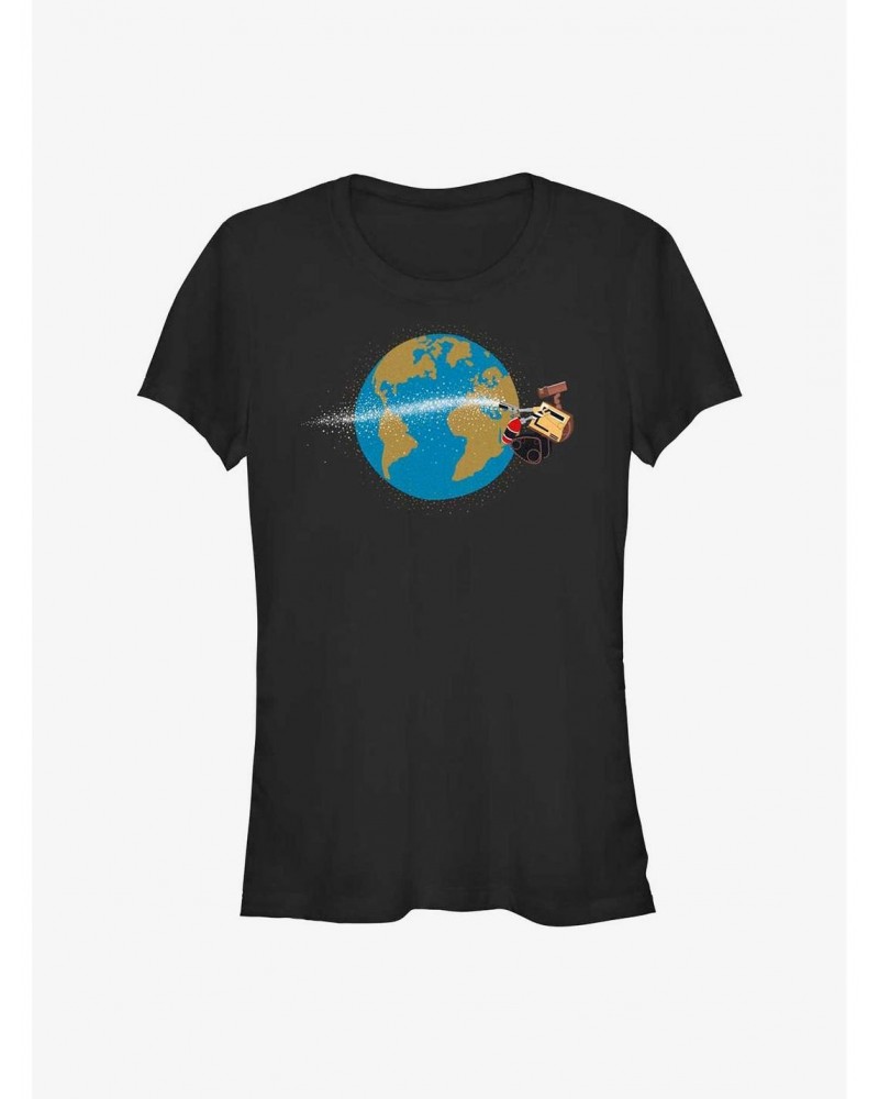 Disney Pixar Wall-E Earth Day Space Extinguisher Girls T-Shirt $11.45 T-Shirts