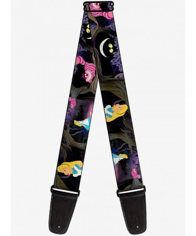 Disney Alice in Wonderland Cheshire Cat Scenes Guitar Strap $11.95 Guitar Straps