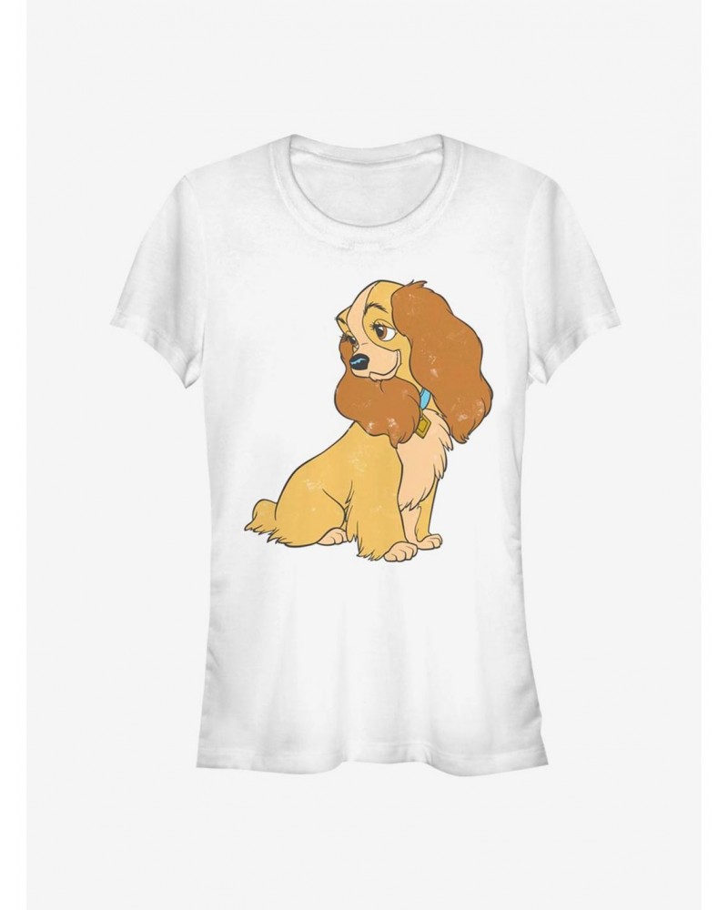 Disney Lady And The Tramp Lady Classic Girls T-Shirt $11.45 T-Shirts