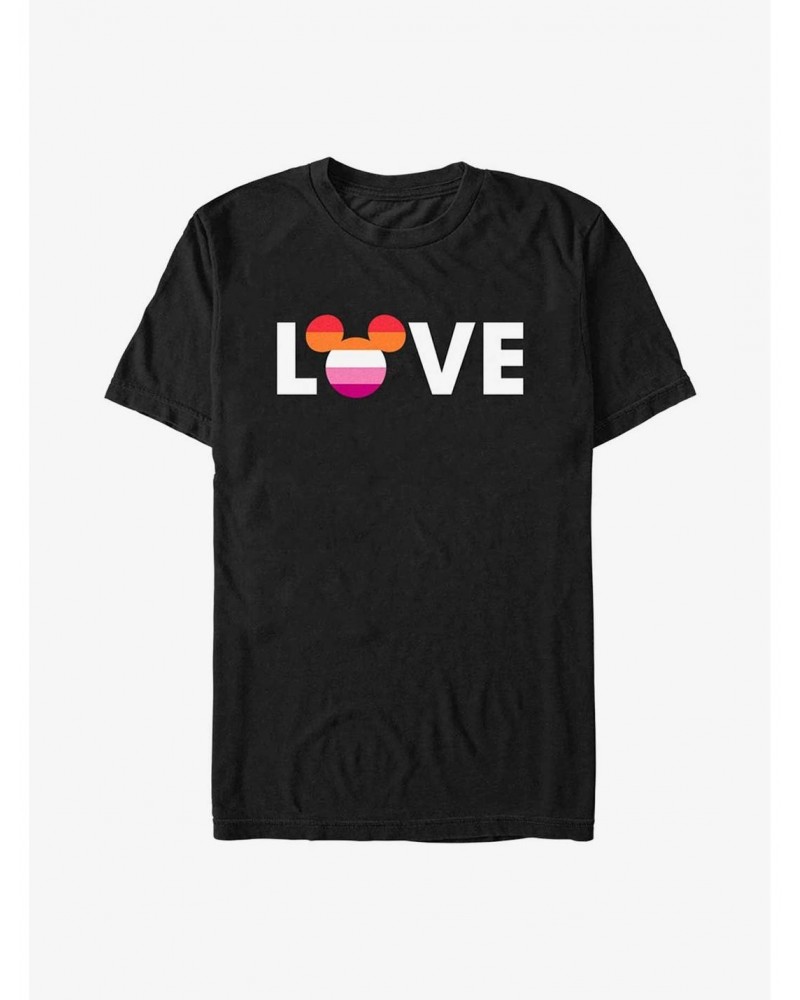 Disney Mickey Mouse Lesbian Love Pride T-Shirt $9.08 T-Shirts