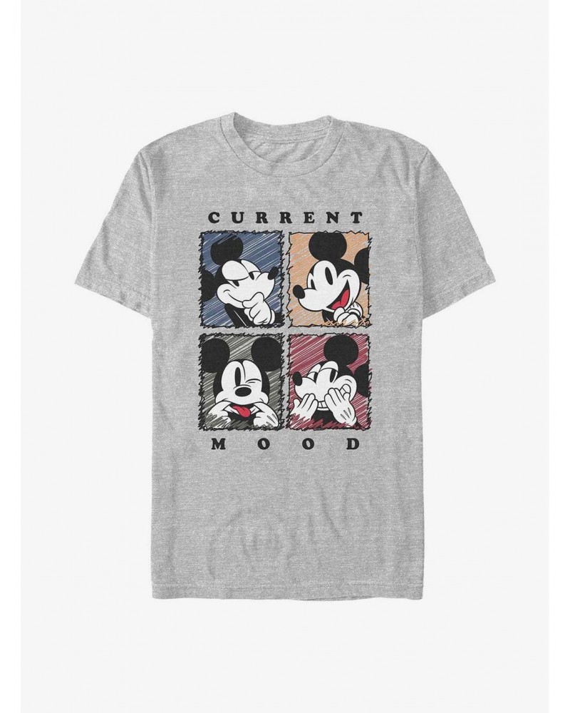 Disney Mickey Mouse Current Mood T-Shirt $8.37 T-Shirts