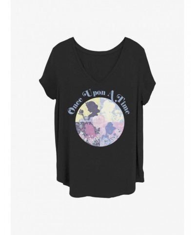 Disney Princesses Once Upon A Time Girls T-Shirt Plus Size $14.16 T-Shirts