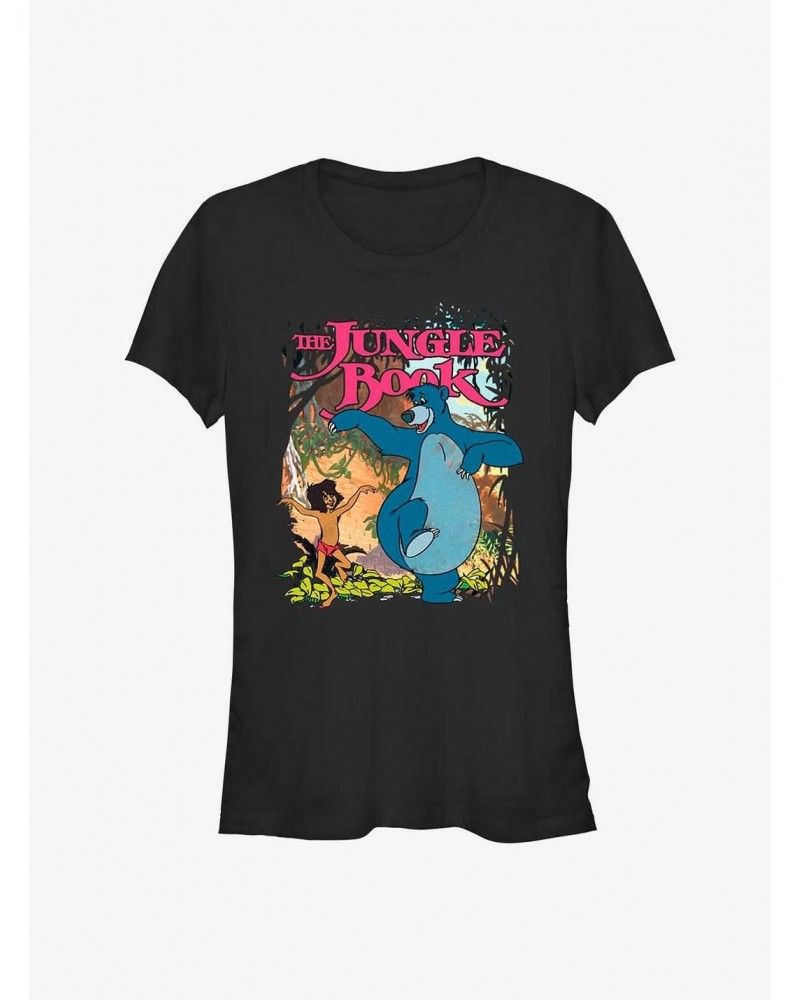 Disney The Jungle Book Friends Dance Girls T-Shirt $7.72 T-Shirts