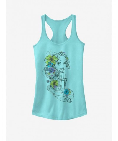 Disney Princesses Rapunzel Sketch Girls Tank $9.96 Tanks