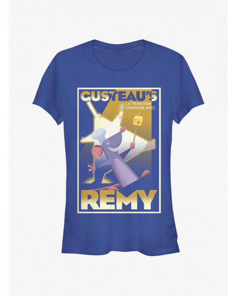 Disney Pixar Ratatouille Gusteaus La Remy Poster Girls T-Shirt $11.70 T-Shirts