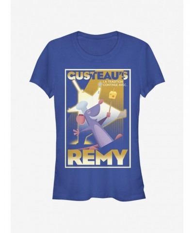 Disney Pixar Ratatouille Gusteaus La Remy Poster Girls T-Shirt $11.70 T-Shirts