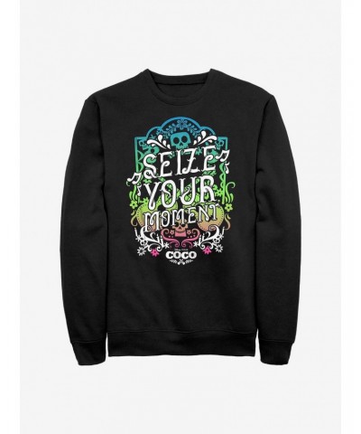 Disney Pixar Coco Seize Your Moment Crew Sweatshirt $17.34 Sweatshirts