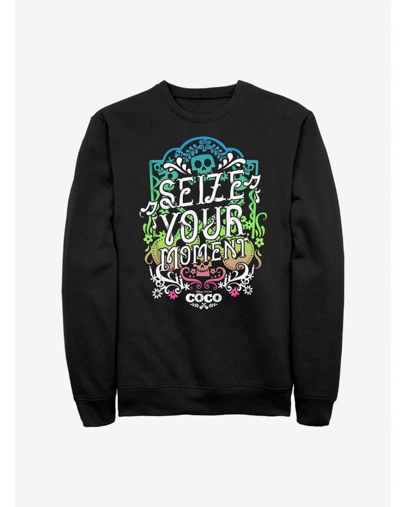 Disney Pixar Coco Seize Your Moment Crew Sweatshirt $17.34 Sweatshirts