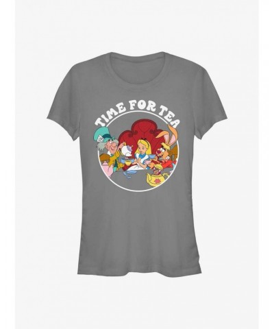 Disney Alice In Wonderland Mad Hatter Tea Time Girls T-Shirt $9.46 T-Shirts