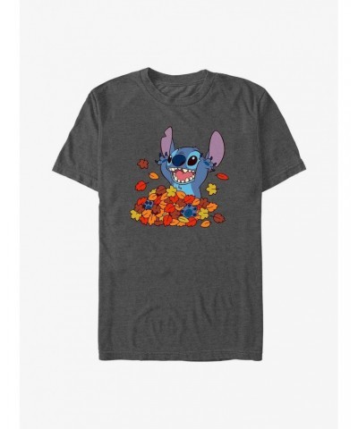 Disney Lilo & Stitch Leaf Pile T-Shirt $7.65 T-Shirts