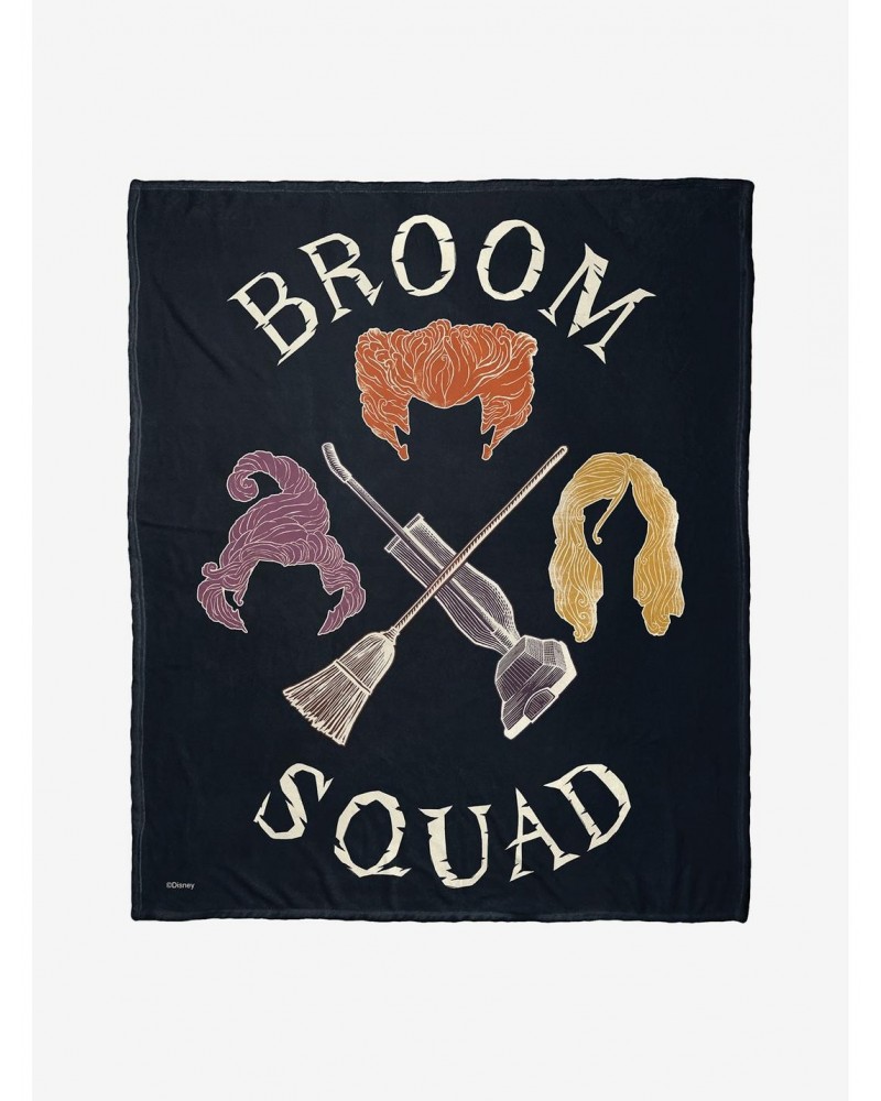 Disney Hocus Pocus Broom Squad Throw Blanket $20.97 Blankets