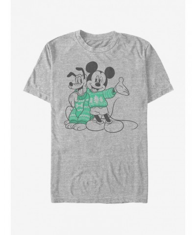 Disney Mickey Mouse Holiday Sweater Pals T-Shirt $8.84 T-Shirts