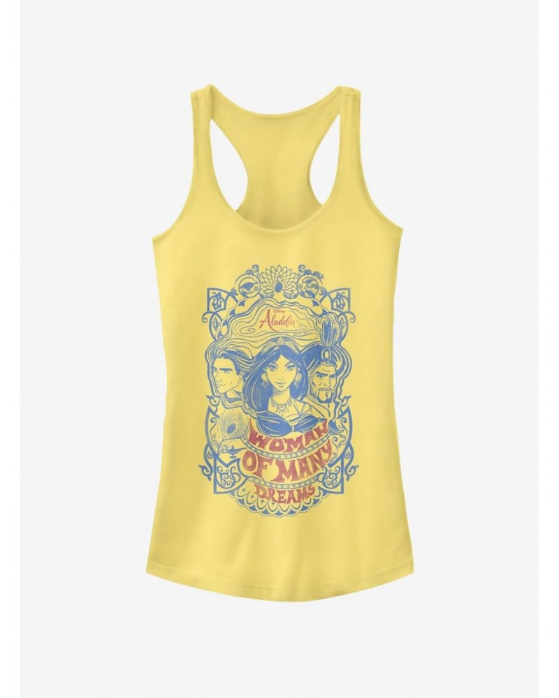 Disney Aladdin 2019 Vintage Aladdin Girls Tank $8.47 Tanks