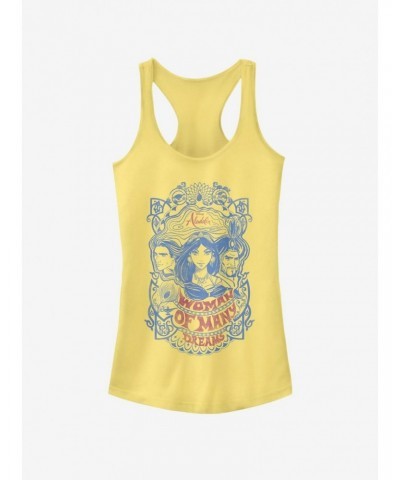 Disney Aladdin 2019 Vintage Aladdin Girls Tank $8.47 Tanks