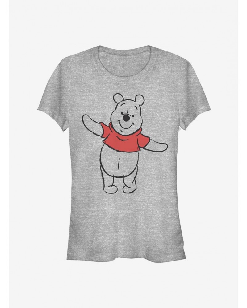 Disney Winnie The Pooh Sketch Classic Girls T-Shirt $11.95 T-Shirts