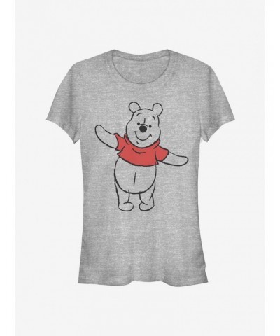 Disney Winnie The Pooh Sketch Classic Girls T-Shirt $11.95 T-Shirts