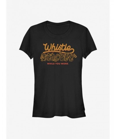 Disney Snow White And The Seven Dwarfs Just Whistle Girls T-Shirt $9.71 T-Shirts