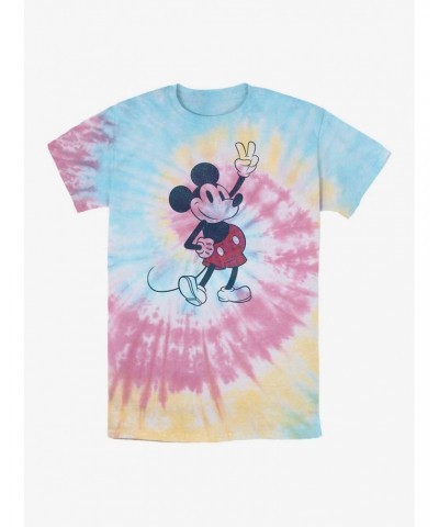 Disney Mickey Mouse Peace Mickey Tie Dye T-Shirt $9.84 T-Shirts