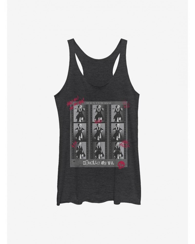 Disney Cruella Film Negatives Girls Tank $11.66 Tanks