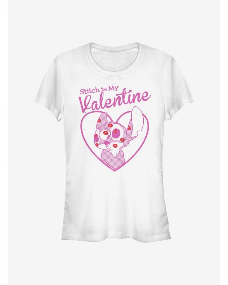 Disney Lilo & Stitch Valentine Girls T-Shirt $11.21 T-Shirts