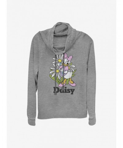 Disney Daisy Duck Daisy Cowlneck Long-Sleeve Girls Top $17.51 Tops